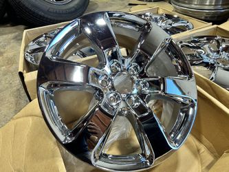 4X LIKE NEW Chevrolet Traverse 2016 2017 20" OEM CHROME Wheels Rims Set 23127747
