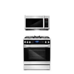 LUXURY KITCHEN APPLIANCES - New Open Box RANGE OVEN COOKTOP HOOD 