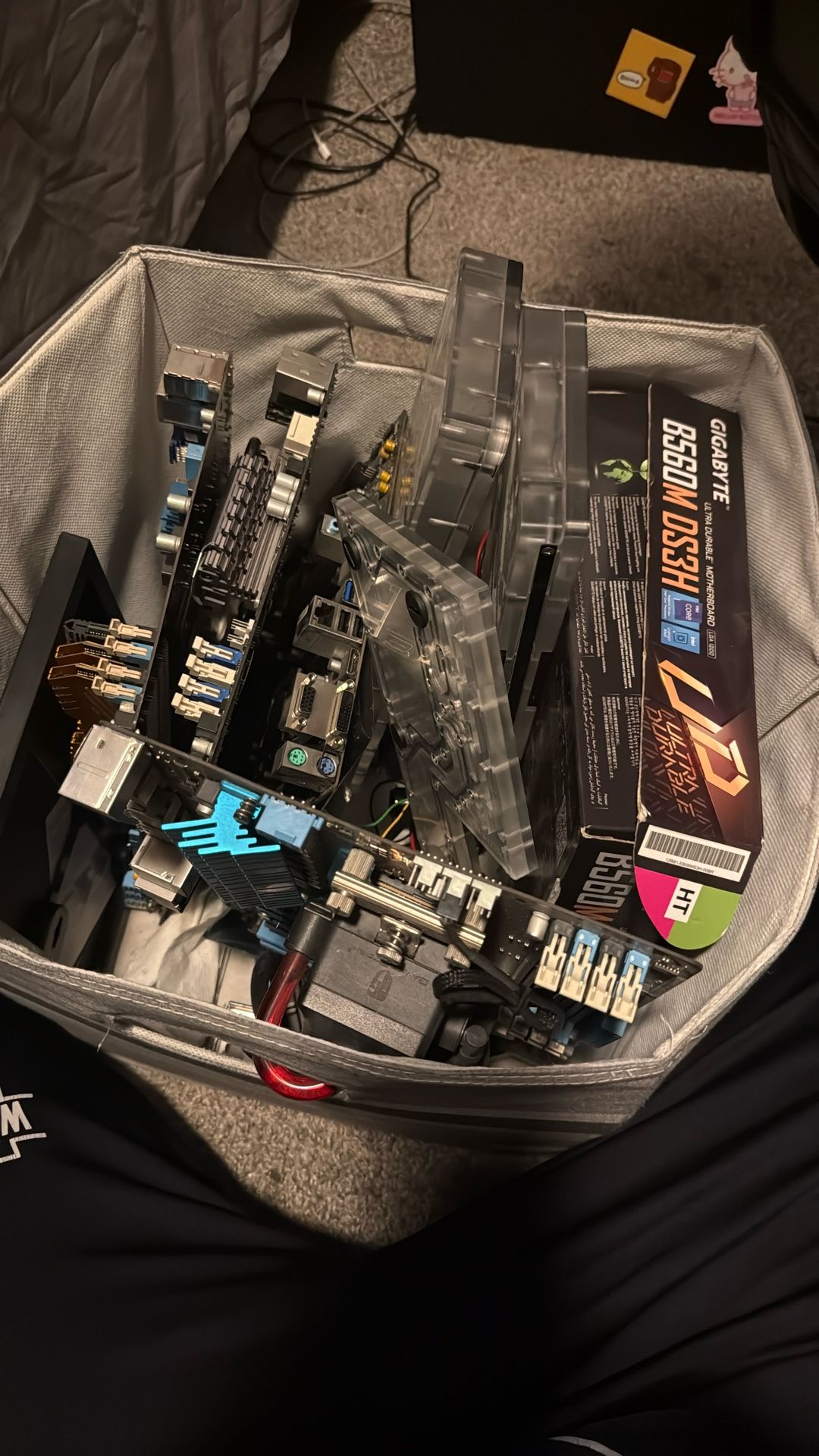 Old Pc Part And Water Block