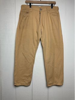Evisu Fairway Genes Khaki Selvedge Jeans Pink Seagull Made Japan Men’s 35x31