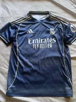Real Madrid Away black jersey Large