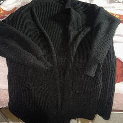 Womans Oversized Cardigan Large