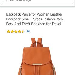 Backpack Purse for Women Leather Backpack Small Purses Fashion Back Pack Anti Theft Bookbag for Trav