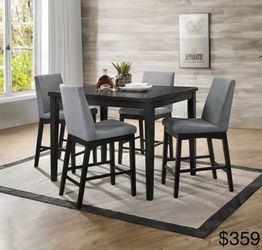 Counter height dining table set