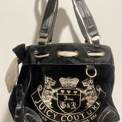 Juicy Couture Day Dreamer Scotty Vintage Rare  Daydreamer Bag Purse Black 