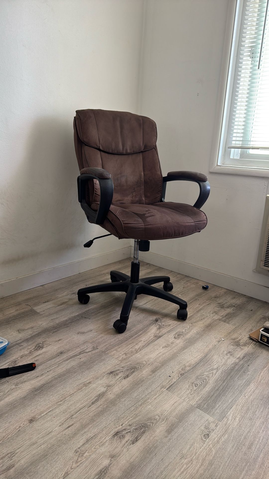 Faux Suede Desk Chair