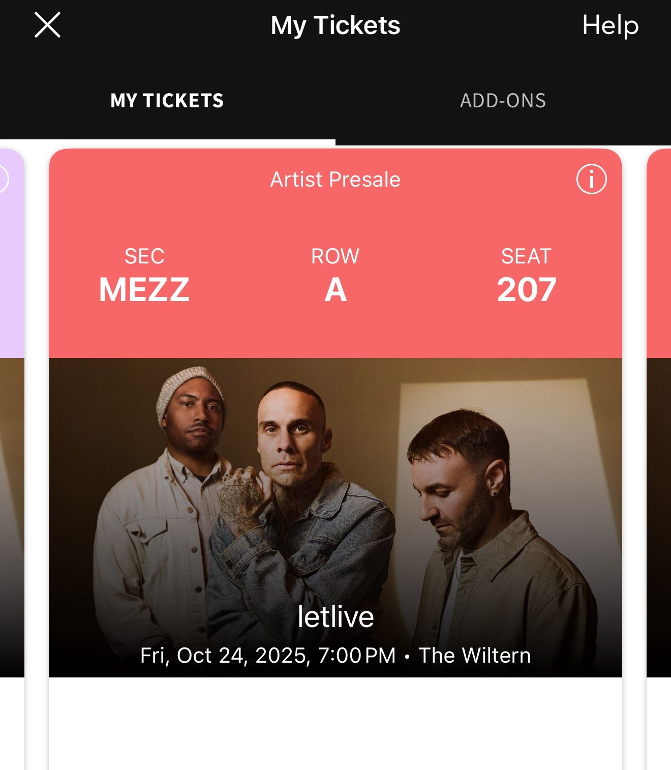 Letlive Tickets At The Wiltern In L.A