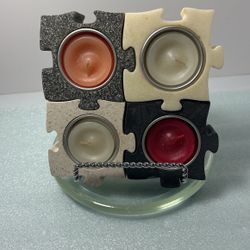 PartyLite Puzzle Candle Holders