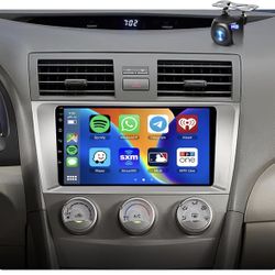 8Core4+64G Car Stereo for Toyota Camry 2006-2011 Wireless CarPlay/Android Auto Android Radio with Qualcomm 9" IPS Touch Screen,BT5.1,DSP Hi-Res/OBD2,G