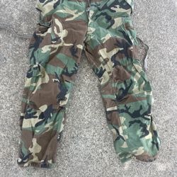 Camo Cargo Pants 