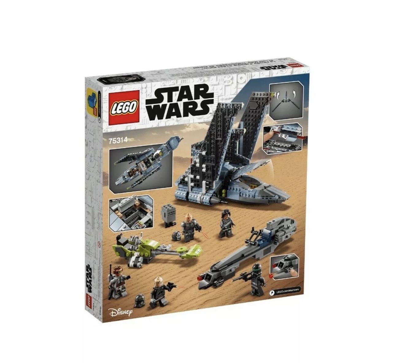 LEGO Disney Star Wars The Bad Batch Attack Shuttle 969 Pieces