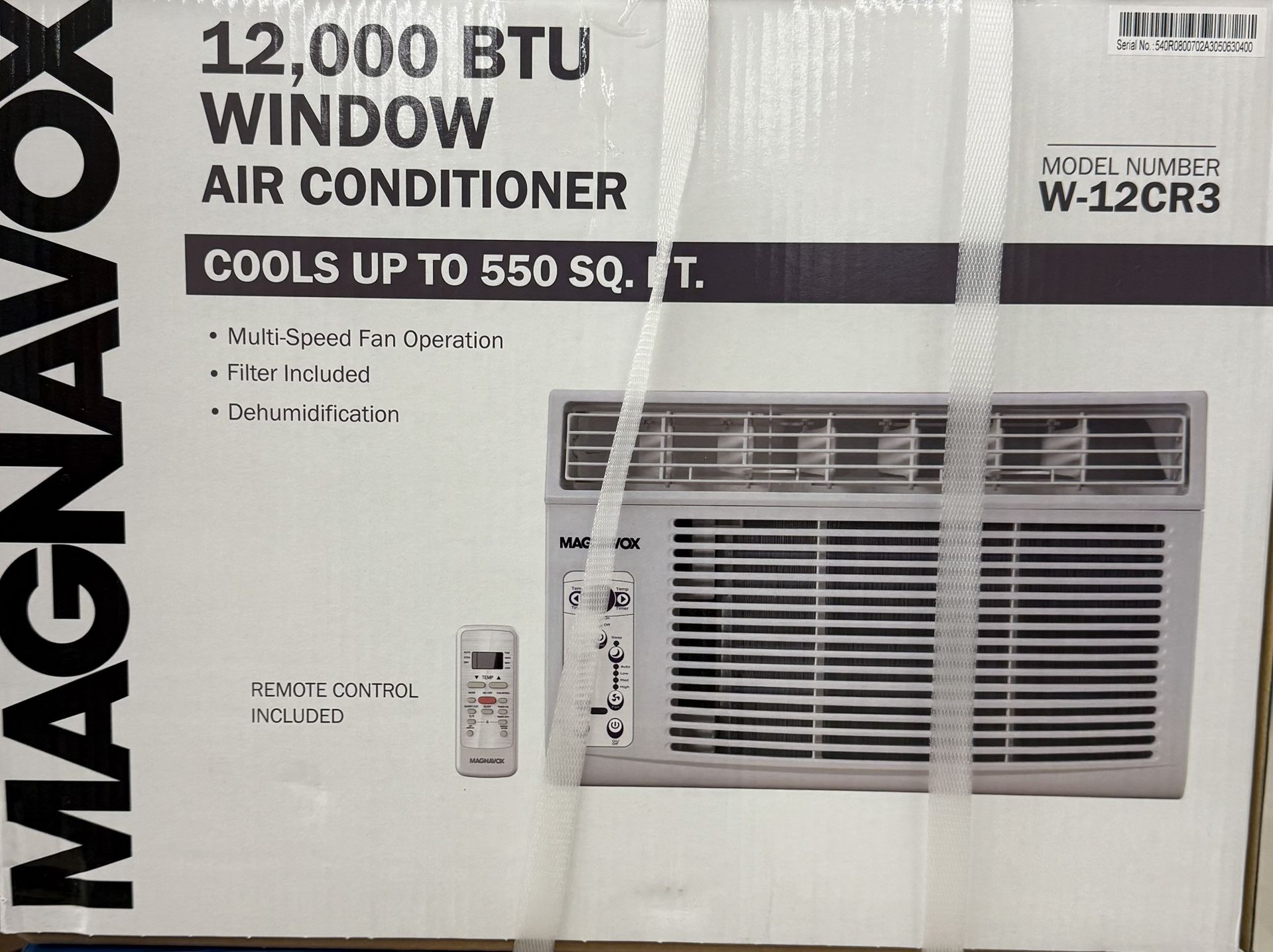 Magnavox 12,000 BTU Air Conditioner (Window)