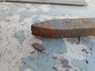 Railroad Spike from my trip to the Olympics in 1976 , riding box cars.