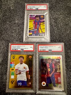 Lamine Yamal PSA 9 Slab Bundle – 3 Rookie/Early Career Cards