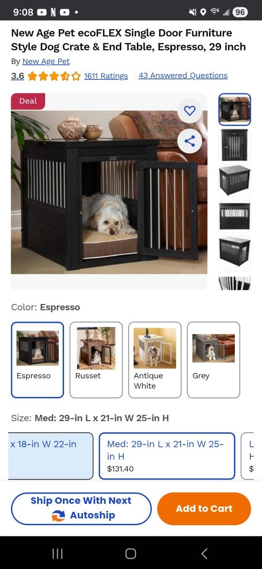 Ecoflex Dog Crate. Barely Used.