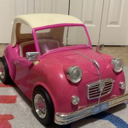 Our Generation 18” Doll Pink Convertible Car – WORKS