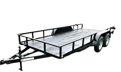 2021 16’ Tandem axle Trailer. Utility trailer
