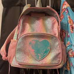 Glitter Heart Back Pack