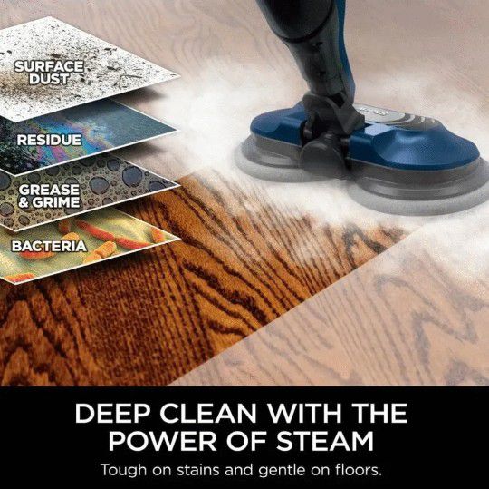 Shark Scrubbing and Sanitizing
Hard Floor Steam Mop