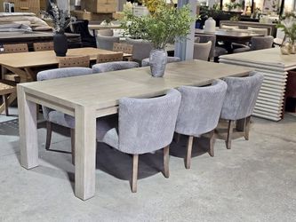 SET OF (6) Corduroy Dining Chairs, New!