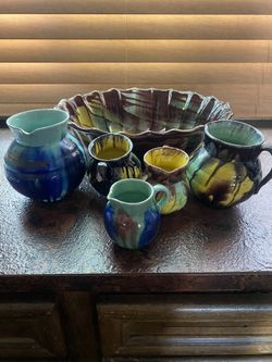Ceramic Bowl And Mugs