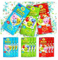 SWCANDY Bath Crackles for Kids 12 Pack Sensory Bath Toys Stocking Stuffers Christmas for Grandkids Boys Girls with Nontoxic Color-Changing Crystals th