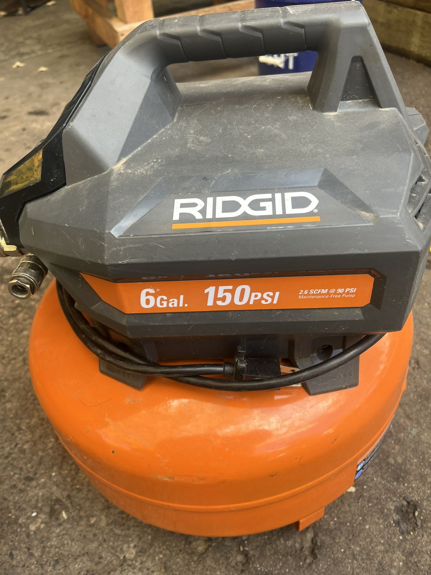 Rigid 6gal,150 Psi Air Compressor 