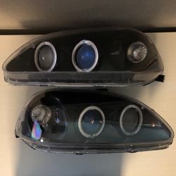 96-98 Honda Civic Projector Halo Headlights