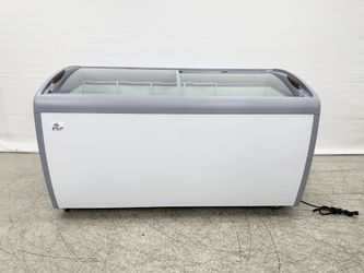 NSF 60 inchs Curved Lid Chest Glass Freezer XS-460YXL