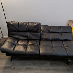 Mainstays Memory Foam Futon – Black 