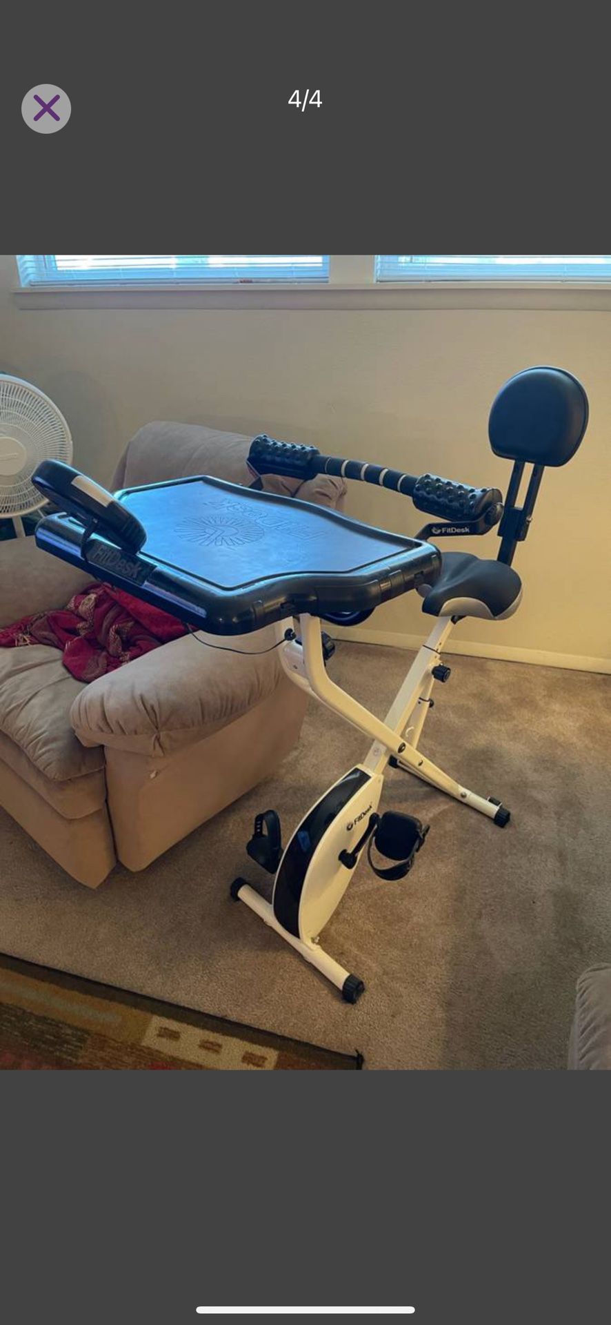 Fit Desk Exercise Bike