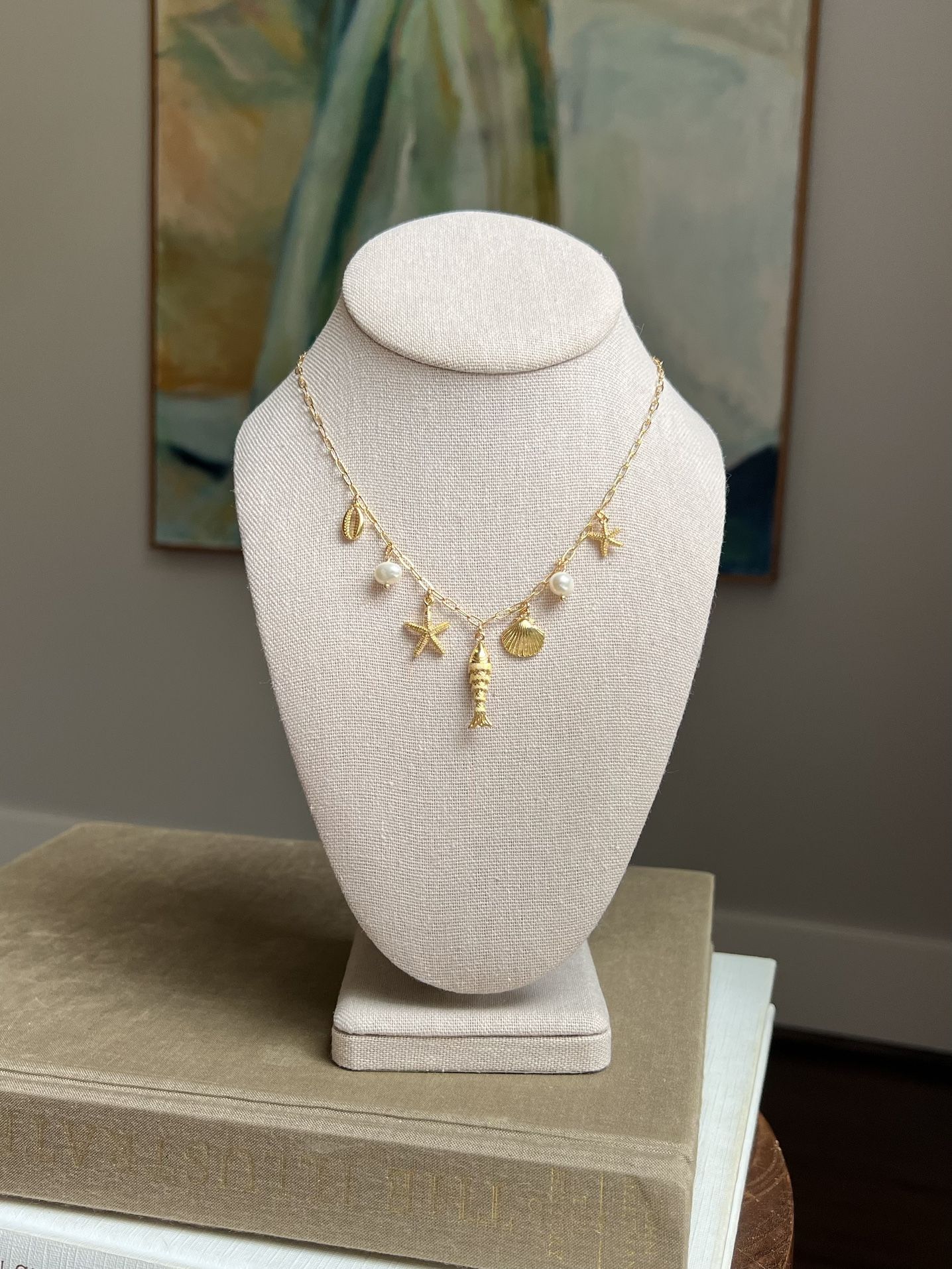 Coastal Charm Necklace ( firm on price )