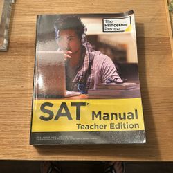 The Princeton Review SAT Manual - Teacher Edition (Great for Students & Tutors!)