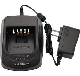 KSC-32 Charger Compatible with Kenwood Radio TH-D72A TK-2180 TK-3180 TK-5210 TK-5310 NX-5200 NX-5300 NX-5400 NX-410 NX-411 KNB-33L KNB-43L KNB-47L KNB