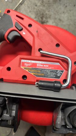 Lightly used Milwaukee M18 compact Bandsaw