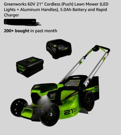 Greenworks Lawn Mower 60V 21”
