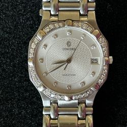 Diamond Bezel Watch 