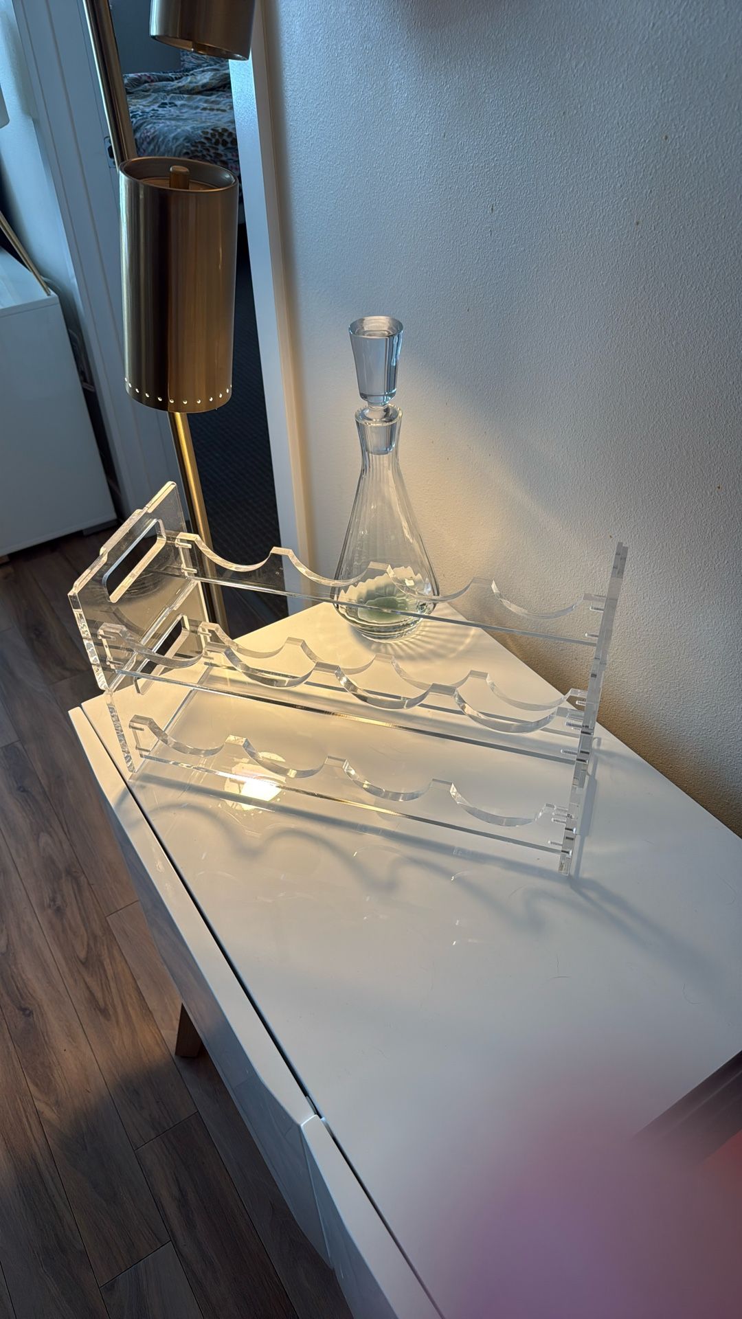 Wine Rack And Decanter From CB2