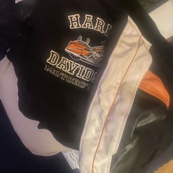 Young Boys Harley Davidson Motorcycle Reversible Jacket 