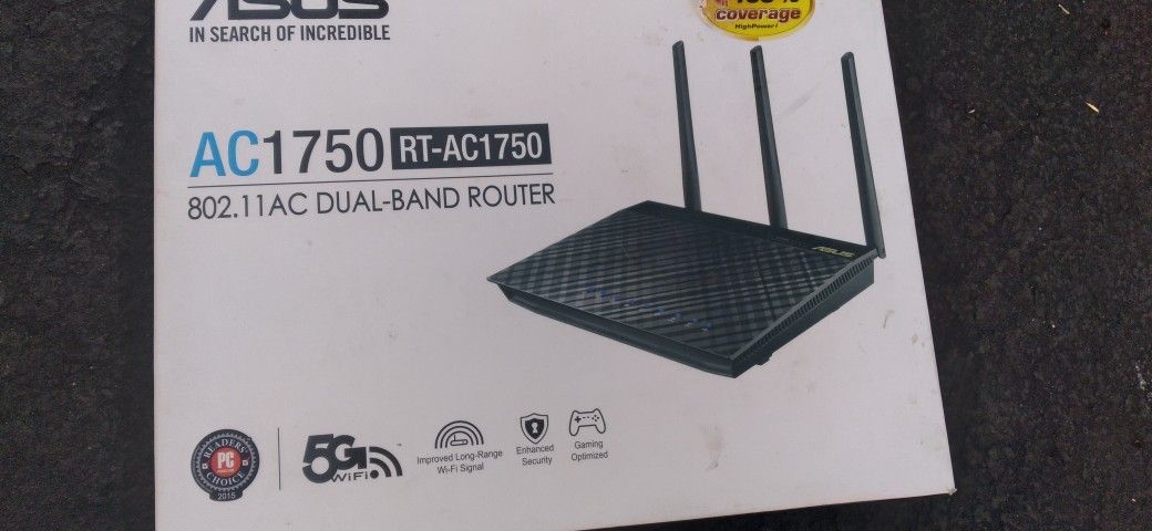 ASUS 5G DUAL BAND ROUTER NEW $75
