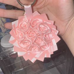 Mini bouquet Keychains 💐 And Mini Car Air Vent Bouquet 💐