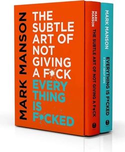 Factory Sealed Mark Manson 2-Book Box Set