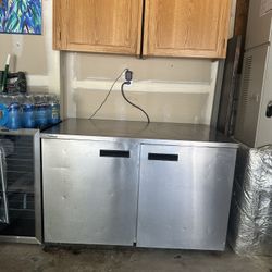 Delfield double door refrigerator commercial under-counter cooler