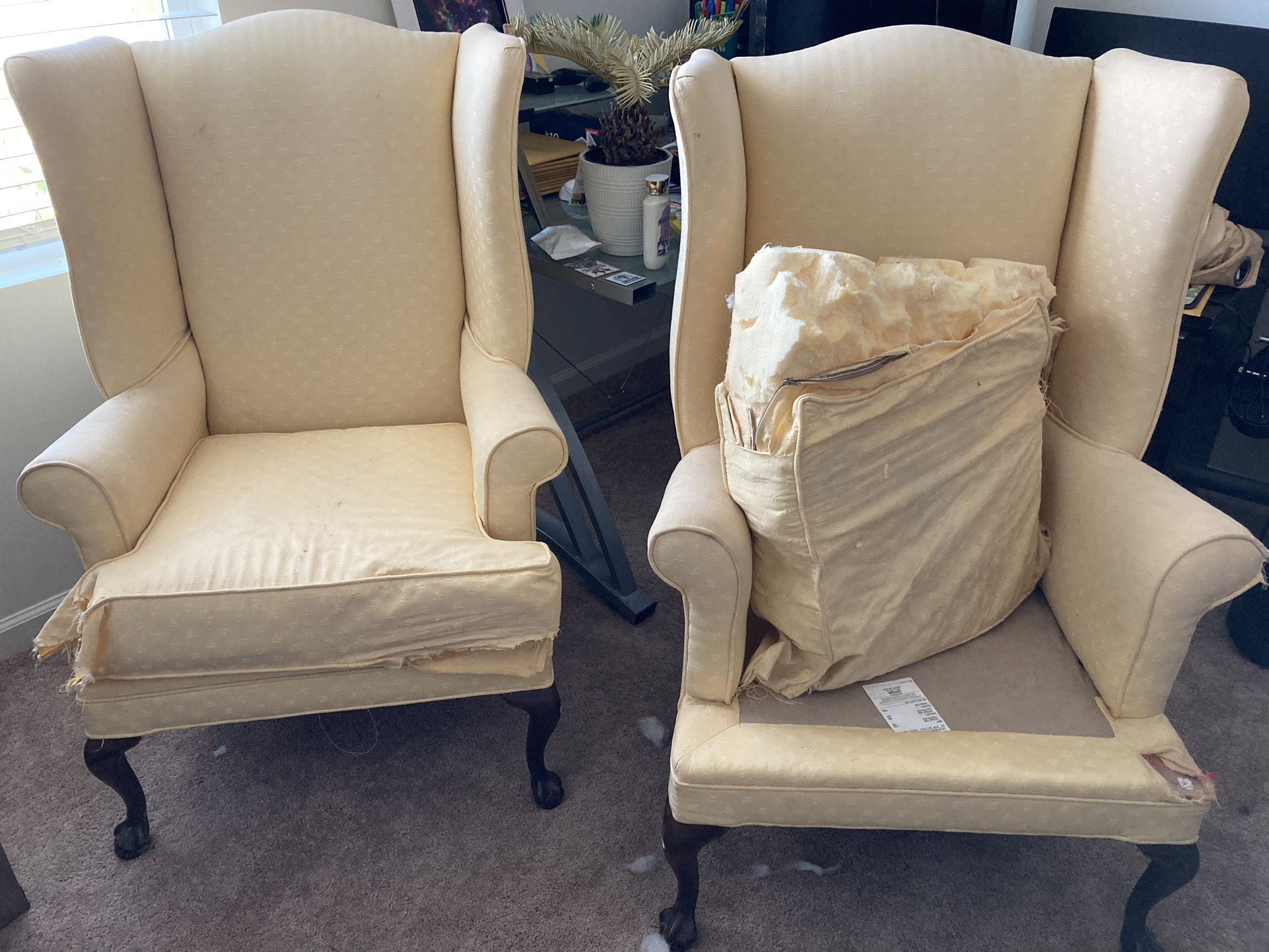 Two Matching Armchairs 
