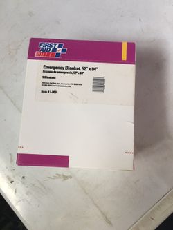 New emergency blankets