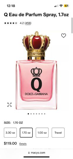 Dolce&Gabbana Q Eau de Parfum 1.7oz