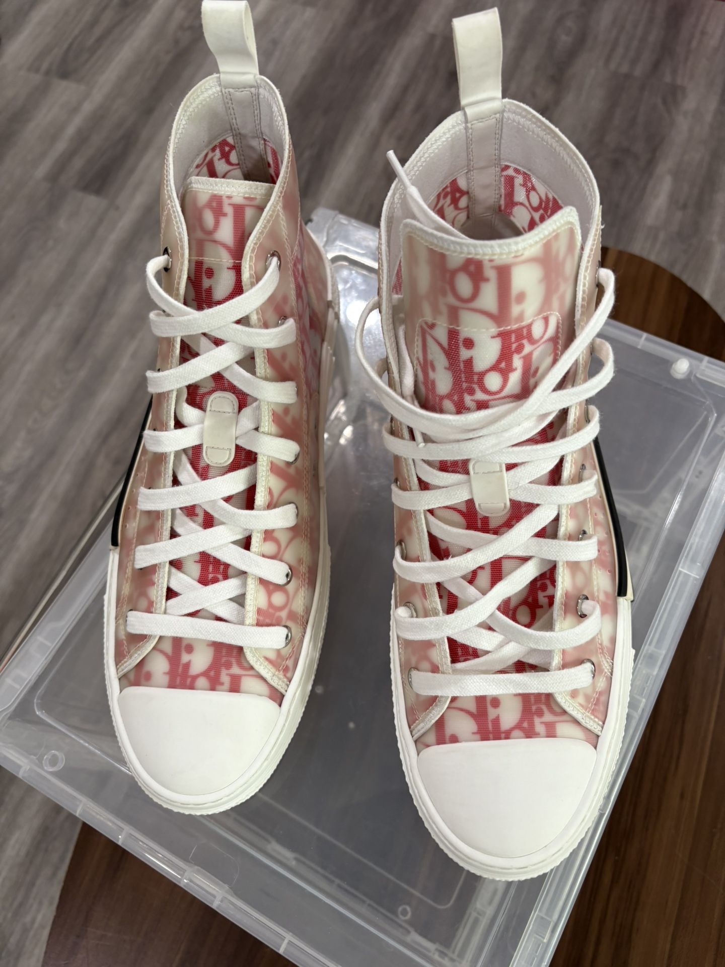 Dior Oblique Dior High Top Red Dior Shoes Diormens B23 High