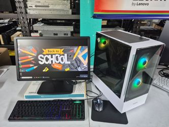 Back to School Deals Gaming Computer starter setup 75games +Wi-Fi 6