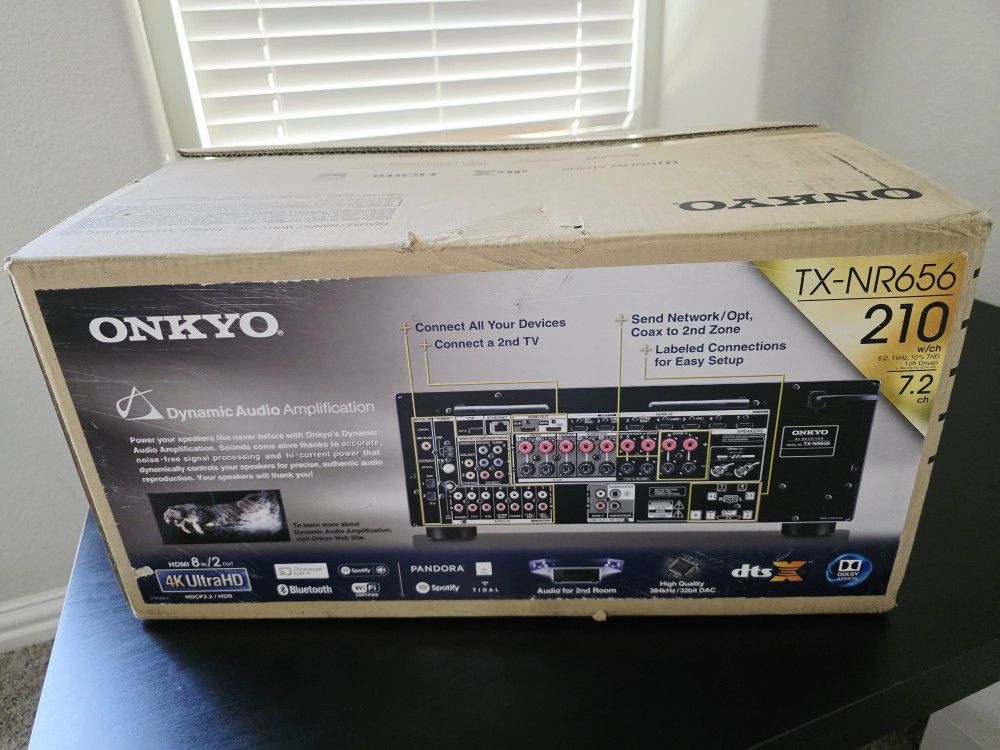 Onkyo TX-NR656 7.2 ch 210 w/ch
