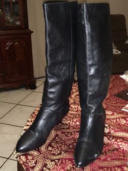 Calico women black boots size 7